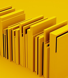 simplified-yellow-stack-of-books-3d-illu